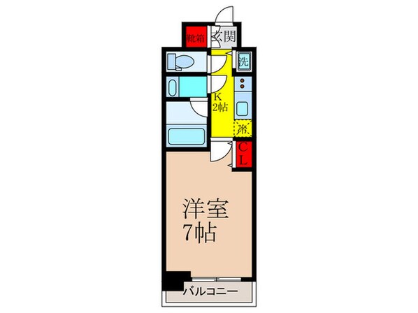 ソルテラスOSAKA　EAST　GATEの物件間取画像